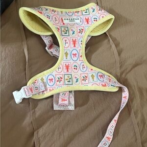 Dog Harness - Yellow and Pink Pattern